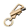 Miniatyrbillede 1 af 4: Bilnøglesæt Metal Ild Bjergbestigning Spænde Mini Lommelygte Kerosin Genopfyldbar Lighter