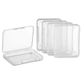 Miniatyrbilde 2 av 2: 20 stk Smykkeorganisator Etui Gadget Låsbeholder Mini Oppbevaringsboks Multi-Oppbevaringsboks Transparent Transparent 6.8*5.2*1.1cm
