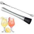 Miniatyrbillede 1 af 5: Praktisk Cocktailmudder i Rustfrit Stål Mojito Cocktailmudder Mojito Muddler Bar Popsicles Rustfrit Stål Muddlers Bartender Værktøj Til Køkken, B