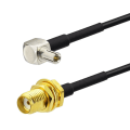 Miniatyrbilde 2 av 5: Kabelpigtail SMA Hunn til TS9 90 Grader Ekstern Antenneadapterkabel for MiFi Router USB Modem & MiFi Hotspot Dongle