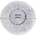 Pikkukuva 5 / 5: Pyöreä koiranpeti kissan tyyny donitsipeti 40cm Vaaleanharmaa