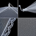Pikkukuva 4 / 5: Taitettava Ruokakate Breathable Mesh Ruokakate Sisä- ja Ulkokäyttöön (14 Tuumaa)