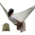 Miniatyrbillede 1 af 5: Bærbar Nylon Havehængekøje Enkelt Seng Til Rejser Camping