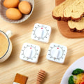 Miniatyrbild 5 av 5: Kökstimer för matlagning Fyrkantig timerklocka Äggtimer för kokning av ägg Mekanisk nedräkningslarm Påminnelse för bakning Hem Klassrum Spis Lärare