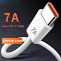Miniatyrbilde 2 av 5: 6A 66W Type C USB-kabel Superrask Ladekabel 2m_ryy