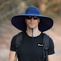 Miniatyrbillede 2 af 5: Super Bredbred Bucket Hat Upf50+ Vandafvisende Solhat Til Fiskeri Vandreture Camping C06 Blå C06 navy Blue