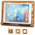 Miniatyrbillede 3 af 5: Bogstøtte Stativ Skrivebord Pc Til Læsning Hvile Opskrift Bog Foldbar Tablet Ipad Lærebøger Står/bambus Bogstøtte/musikbog/multifunktionel Lektorn Justerbar