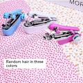 Miniatyrbild 3 av 4: Handsymaskin - Elektrisk Handsymaskin, Mini Handhållen Symaskin Elektrisk Handsymaskin För Diy, Kläder, Hushåll Och Resor