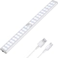 Miniatyrbilde 1 av 5: Liten nattbordlampe Smart automatisk sensorlys 40LED Oppladbart 4 gir Fullskjerm hvitt lys