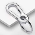 Miniatyrbillede 2 af 5: Metal nøglering nøglering nøglering kædeholder arrangør til bil / nøglefinder
