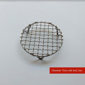 Miniatyrbillede 5 af 5: (diameter 10 centimeter) BBQ Tilbehør Grillrist - 304 Rustfrit Stål Bagemadlavningsrundrist til Ribben Cookies Kager