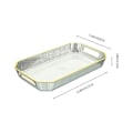 Miniatyrbillede 3 af 3: Frugtbakke Frugt Serveringsbakke Dekorativ Plastik Serveringsbakke Morgenmadsbakke Snack Serveringsbakke Grøn Green 32.5X18.8X4.5CM