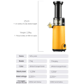 Miniatyrbilde 2 av 5: Deluxe Kompakt Sakte Juicer, Enkel å Rengjøre Kaldpresse Juicer med Børst, Frysing Tilbehør og Juice Oppskriftsguide