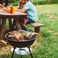 Miniatyrbilde 2 av 5: 1 stk. Sylindrisk BBQ-kurv i rustfritt stålnett 1 stk. Liten_RY