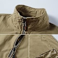 Miniatyrbillede 5 af 5: Mænds Udendørs Vest Mesh Åndbar Veste Fritids Sport Fiskevest 4XL Solid Khaki solid  Khaki 4XL