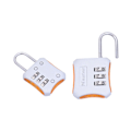 Miniatyrbillede 2 af 2: Metal Bagage Lås Kode 3 Hjul Kombination Lås Værktøj Sikker Fastgørelse Værktøjer OrangeOrange3.5X5.9 Orange 3.5X5.9X1.2cm