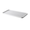 Miniatyrbilde 1 av 4: Vaskeservant Tørke Matte Kjøkken Avløpsbrett Te Serveringsbrett Kjøkken Avløpsbrett Avløpsbrett Holder Hvit White 33.8x22.6cm