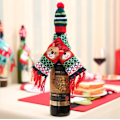 Miniatyrbilde 3 av 5: 3 sett julepynt juleskjerf hattsett juleflaskesett Vaskbart og gjenbrukbar for julefest