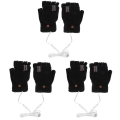 Miniatyrbilde 2 av 3: 3 Par Elektriske USB-oppvarmede Hansker Vinter Termiske Halvfingerhansker Med Fullfingerdeksel 3 par 3 pairs 16X10CM