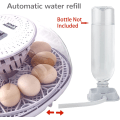 Miniatyrbilde 3 av 5: Automatisk Inkubator for Klekking av Kyllinger 12 Egg Fjørfeklekker for And Gås Vaktel Fugler Automatisk Vannfylling 360 Graders Visning