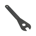 Miniatyrbillede 1 af 5: Fastnøgle Holdbar Multifunktionel Kulstofstål Konus Fastnøgle Cykel Reparationsværktøj (1 stk, Sort)
