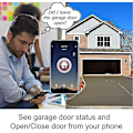 Miniatyrbillede 5 af 5: Universal Garageportåbner, Smart Wifi Garage Switch Timer Funktion Til Amazon