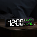 Miniatyrbild 1 av 5: RYI)Svart Digital Väckarklocka, Väggklocka Morgonväckarklocka LED Di