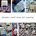 Miniatyrbild 3 av 4: Stickningsmaskin för små projekt, Trä, Hemma-Kul, Lagningsmaskin Passar Nybörjare, DIY-Konstverktyg, Passar För