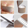 Miniatyrbild 3 av 4: 2 st Bröstlyftstejp, Boob Tape för Push-up Självhäftande BH Nippelskydd för Alla Kläder Tyg Klänning AndningsbarL L