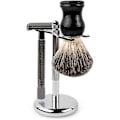 Miniatyrbillede 5 af 5: Deluxe Krom Sikkerhedsskraber og Børsteholder Passer Til Alt Dit Barberingstilbehør (1 stk)