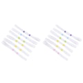 Miniatyrbilde 2 av 3: 60 stk Fold Over Elastisk Spedbarns Baby Bleie Tape Sikkerhetsbleie Fikseringsbelte Justerbar Bleie Spenne F 40 pcs
