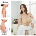 Miniatyrbild 3 av 5: Klibbig Push Up Limlös BH Osynlig Bröstvårtsskydd Strapless BH Exklusiv för bröllopsklänningar C