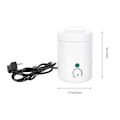 Miniatyrbilde 4 av 5: Multifunksjonsverktøyvoks Varmt Verktøyvoksvarmer Elektrisk Voksgadget Damevoksverktøy EU-plugg 15x9.5cm EU Plug 15x9.5cm