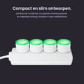 Miniatyrbild 5 av 6: Smartkontakt med energimätning, Wi-Fi-strömmätaruttag 3680W med appkontroll, timerfunktion, vit