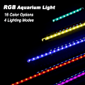 Miniatyrbillede 4 af 5: Led Akvarium 28cm, Akvarielys, Akvarium Nedsænkelig Rørlampe, Led Lampe Ip68 Vandtæt Rgb Led Akvarielys, Dc12v, 5.8w