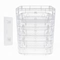 Pikkukuva 1 / 2: 1 kpl Monikerroksinen Vihannessäilytysteline Seinäkiinnitys Hotpot Ruokailuteline Läpinäkyvä 33.5X25.3 Transparent 33.5X25.3X19CM