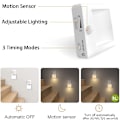 Miniatyrbillede 3 af 6: Led Natlampe [2 Pak], Plug & Play Dæmpbar Elektrisk Stikkontakt Natlampe Med Bevægelses- Og Lyssensor, Varmt Hvid Natlampe Til Børneværelse, Køkken