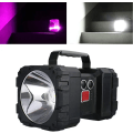 Miniatyrbillede 5 af 5: Genopladelig Lommelygte, LED Spotlight Lommelygte 10000 Kapacitet 1200LM 20t Ultra-Lang Standby 3+4 Lystilstande Camping Lommelygte Vandafvisende