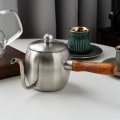 Miniatyrbilde 4 av 4: 304 Rustfritt Stål Japansk Håndbrygget Kaffe Kanne 500ml Svart