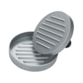 Miniatyrbillede 2 af 4: Kødpresse med Non-Stick Belægning til BBQ, Picnic, Hjemmefest, Hamburger, Bacon, Pølse (Sølv)