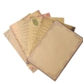 Pikkukuva 1 / 2: 56 kpl Kraft-paperia Retro-kirjoituspaperia Vintage-kirjepaperia Kirjatarvikepaketti (7 väriä)