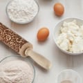 Miniatyrbillede 4 af 5: Vintage blomstermønster præget rulle, træ rulle med udskæring til cookies julepynt, bagegaver