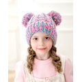 Miniatyrbild 4 av 5: Baby Girl Hattar Stickad Beanie Baby Vinterhatt Söt Baby Pom Pom Beanies Hatt för Flickor Pojkar Tjock Varm Toddler Hatt, 1-5 År Gammal, 1st (Gul Blå Rosa)