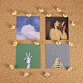 Miniatyrbild 3 av 5: Häftstift Ritstift För Markering Bilder Upphängning Anslagstavla Karta 1 Ask Bi-häftstift (1 Set Om 30st, Gul)