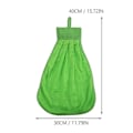 Miniatyrbillede 3 af 3: 2 stk. Vandabsorberende Håndklæder Små Håndklæder Til Køkken Badeværelse Grøn 40X30CM Green 40X30CM