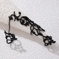 Miniatyrbilde 5 av 5: Flere Ringer Finger Stack Knuckle Band Punk Håndkjede Ring Finger Armbånd Strand Slave Armbånd Smykker for Kvinner og Jenter