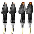 Miniatyrbilde 3 av 5: /Ryi/ 4 stk. motorsykkelblinklys 14 LED 12V Motorsykkel LED Blinklys