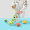 Miniatyrbild 2 av 5: Slicer, Upprätt Grönsaks- och Potatisskärare, Tjockleksjusterare för Snabb Matlagning i Köket
