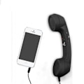 Miniatyrbillede 2 af 5: 3,5 mm Telefon Håndsæt Mobil Modtager Mic Mikrofon Højttaler til Mobiltelefon Smartphone (Sort)