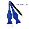 Miniatyrbilde 5 av 5: Menn Solid Sløyfer Smoking & Bryllup Sløyfer Polyester Silke Solid Farge Gourd Håndbundet Forretningsdrakt Sløyfe Royal Blå Royal blue